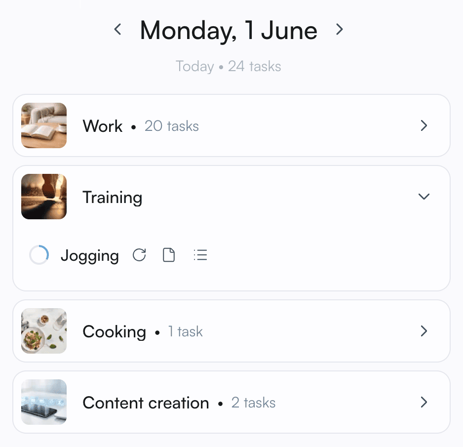 Notes view